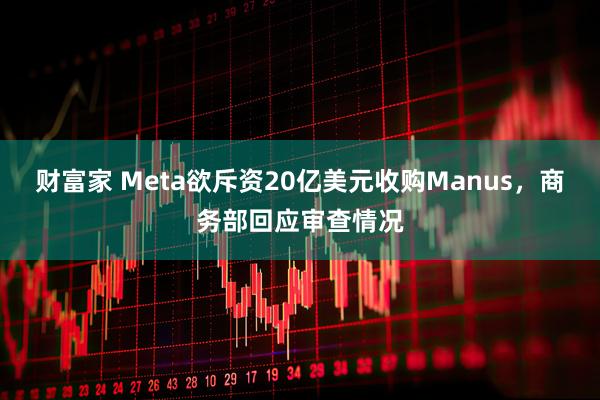 财富家 Meta欲斥资20亿美元收购Manus，商务部回应审查情况